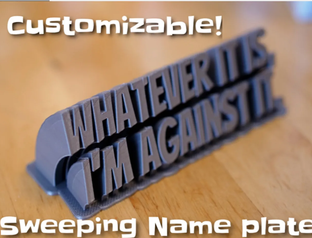 DESK NAME PLATE