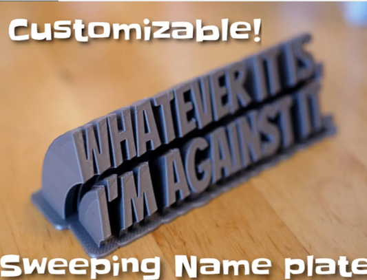 DESK NAME PLATE